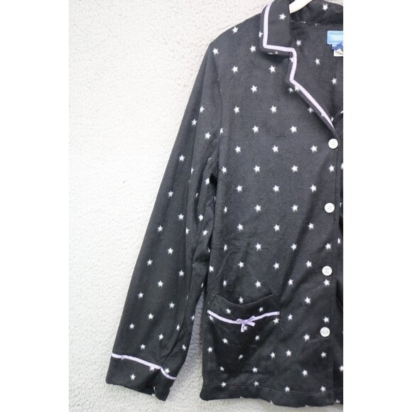 Simply Vera Wang Long Sleeve Mink Fleece Pajama Set-Size Small-Soft & Comfy - Picture 12 of 16